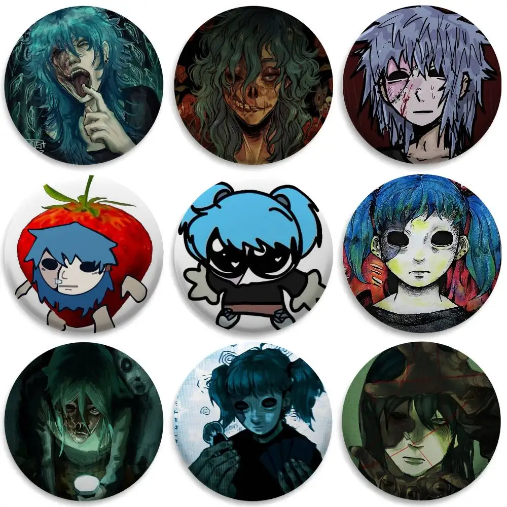 

Sally Face Horror And Suspense Game Badges Exquisite Badge Brooches Creative Pins For Clothes Hat Backpack Gift Accessories