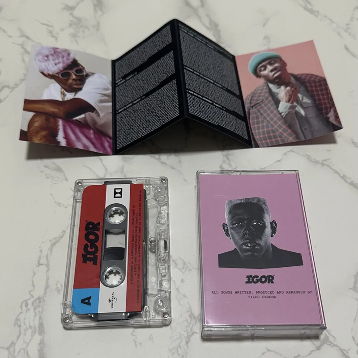 Tyler The Creator IGOR (Explicit) Hip-Hop Rap Cassette Tape with Lyric Book Experimental Rap Music for Rap Fans and Collectors view 3