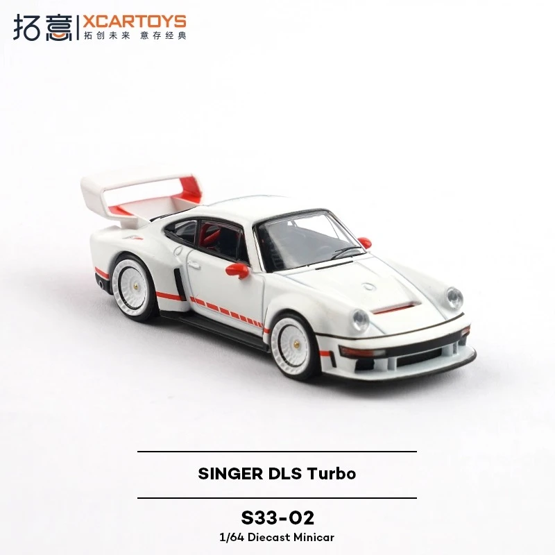 

XCARTOYS 1:64 Суперкар S33-02 SINGER DLS из белого сплава, литые под давлением модели автомобилей для взрослых, коллекционные украшения, подарки на день рождения для детей