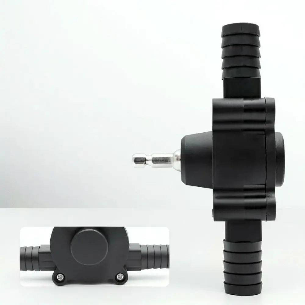 Portable Electric Drill Powered Water Pump Self Priming Liquid Transfer Tool For Garden Irrigation Home Maintenance Utility