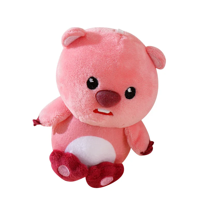 Cartoon Nette Biber Puppe Spielzeug Schlüsselbund Schul Anhänger Kawaii Kleine Biber Plüsch Spielzeug Tasche Charme kinder Spielzeug Geschenke