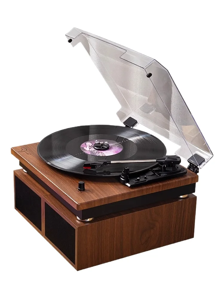 

Виниловый проигрыватель, фонограф, антикварный, ретро, винтажный, подарок на день рождения, Bluetooth-колонка