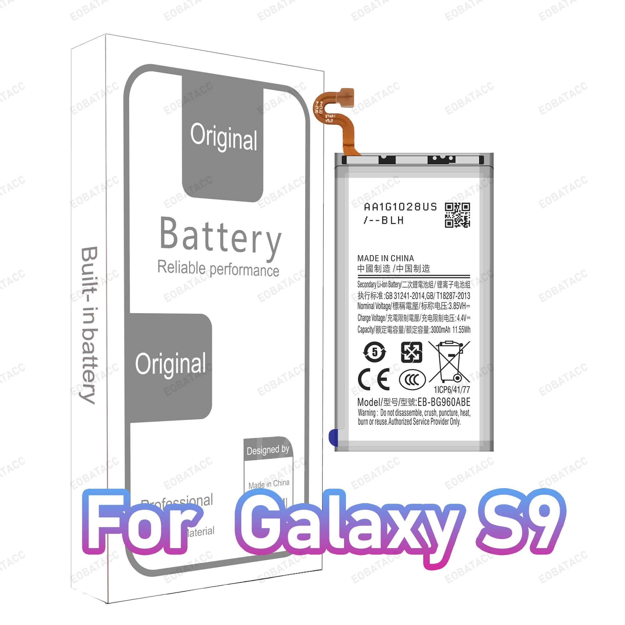 2026 Years High Quanlity NEW EB-BG960ABE EB-BG965ABE Battery For Samsung GALAXY S9 /S9 PLUS Batteries+Free Tools