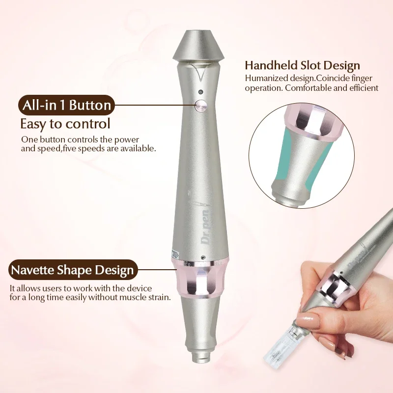 Dr.pen E30 Microneedling  with Cartridge Professional Derma Pen Device Auto Adjustable Micro Needle Beauty Machine