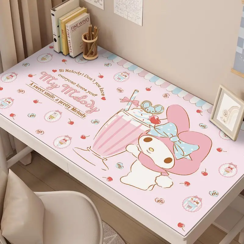 

Настольные коврики Sanrio - Настольные коврики с мультяшными рисунками для офиса и учебы - Ультратонкие, водостойкие, термостойкие, устойчивые к пятнам коврики для туалетного столика.