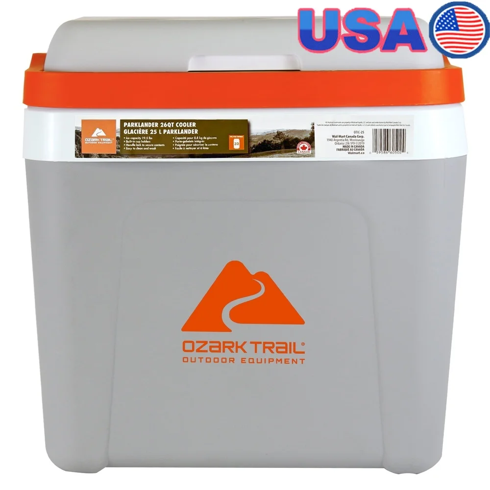 

Portable 26QT Ice Chest Cooler with Advanced Insulation 32 Cans Perfect Day Trips Festivals and Office Use