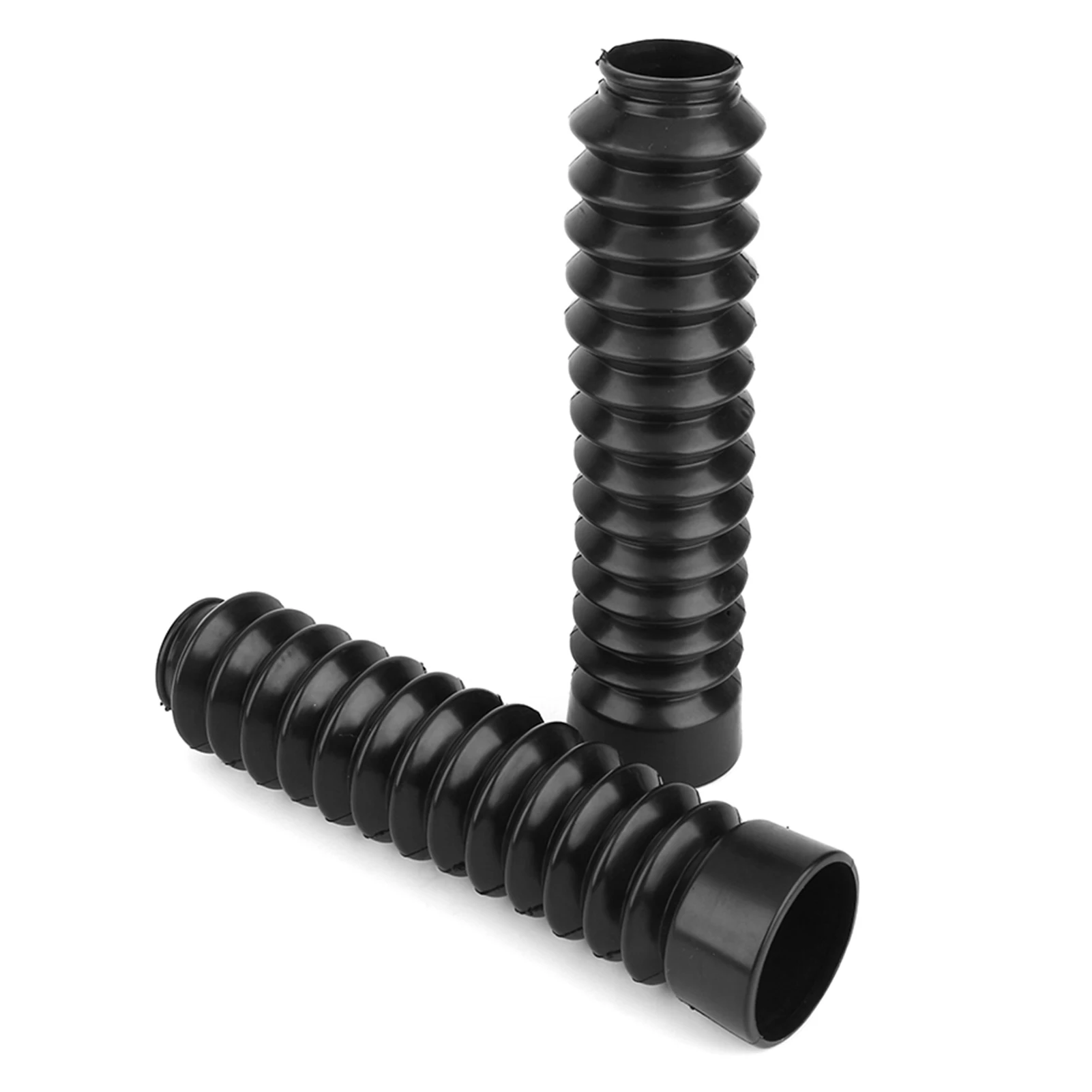 2x Universal Motorcycle Bike Rubber Front Fork Cover Gaiters  Boots GLF Fork Cover Front Fork Cover Front Fork  Boot