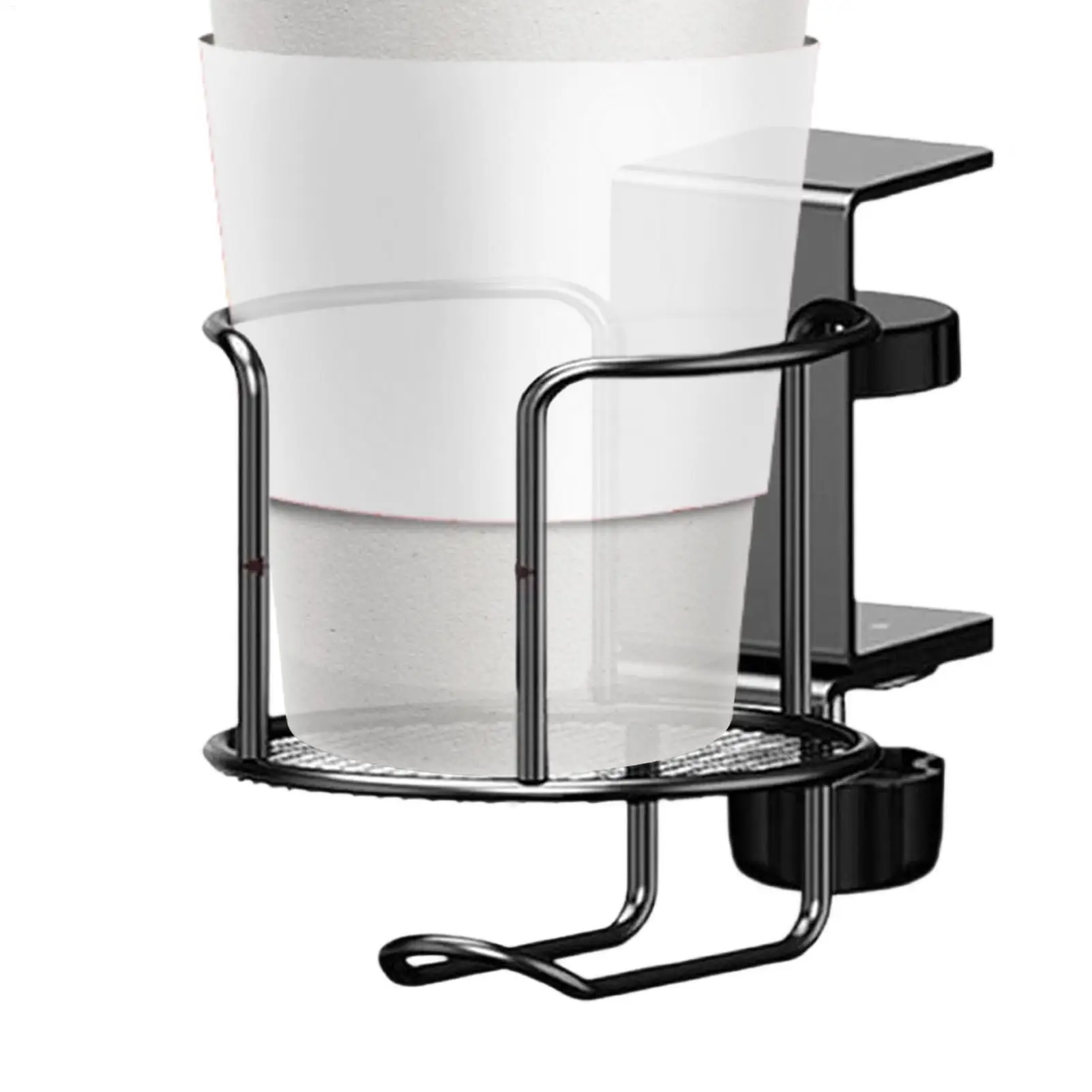 

Table Cup Holder 2-in-1 Anti-Spill Clip On Offices Supplies Cup Holder Table For Chair Couch Bed Car Boat Classroom Offices Home