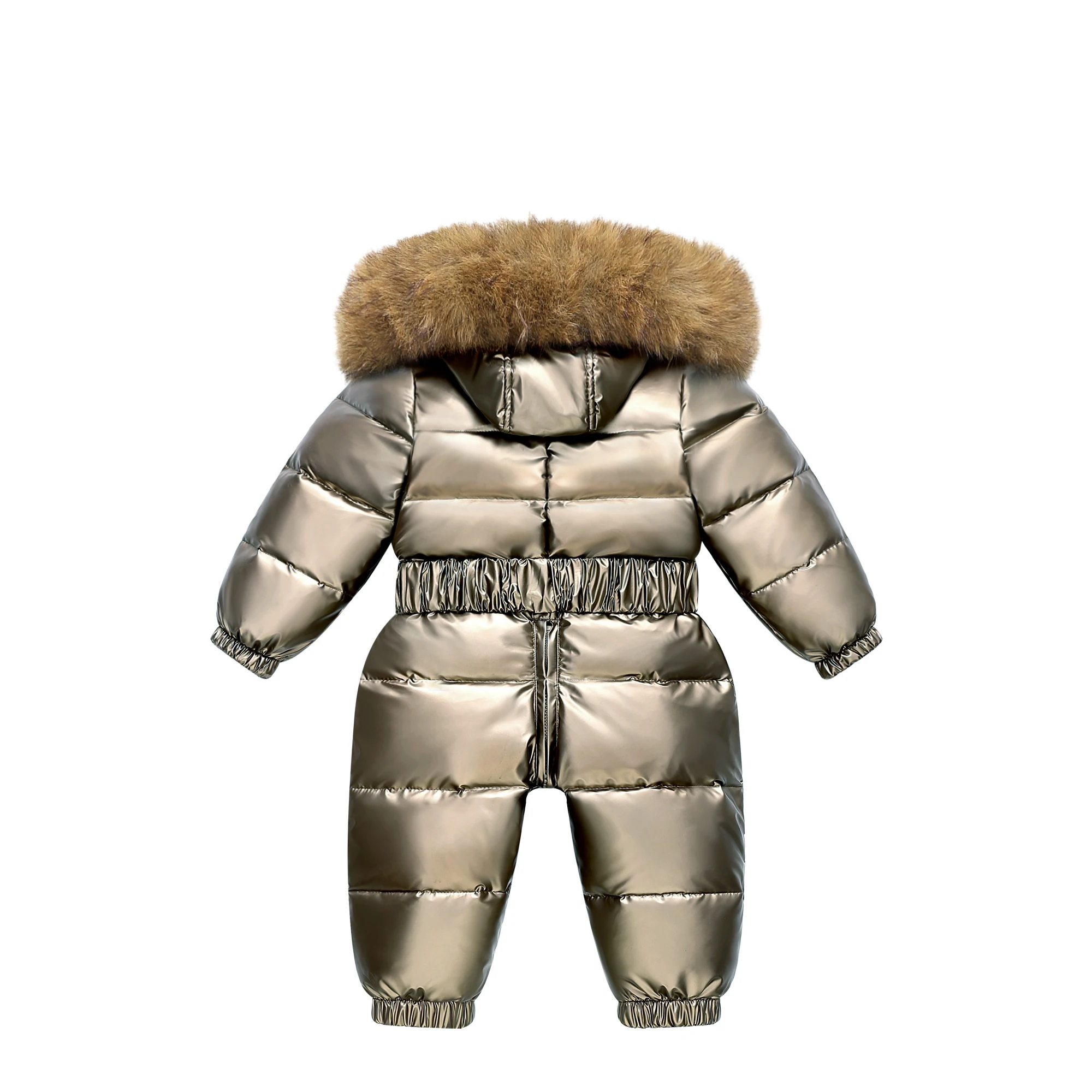 Winter Ski Anzug Baby Overall Jungen Overalls Warme daunenjacke Kinder kleinkind mädchen Kleidung Kinder Kleidung kunstpelz mantel mantel – Detail 3
