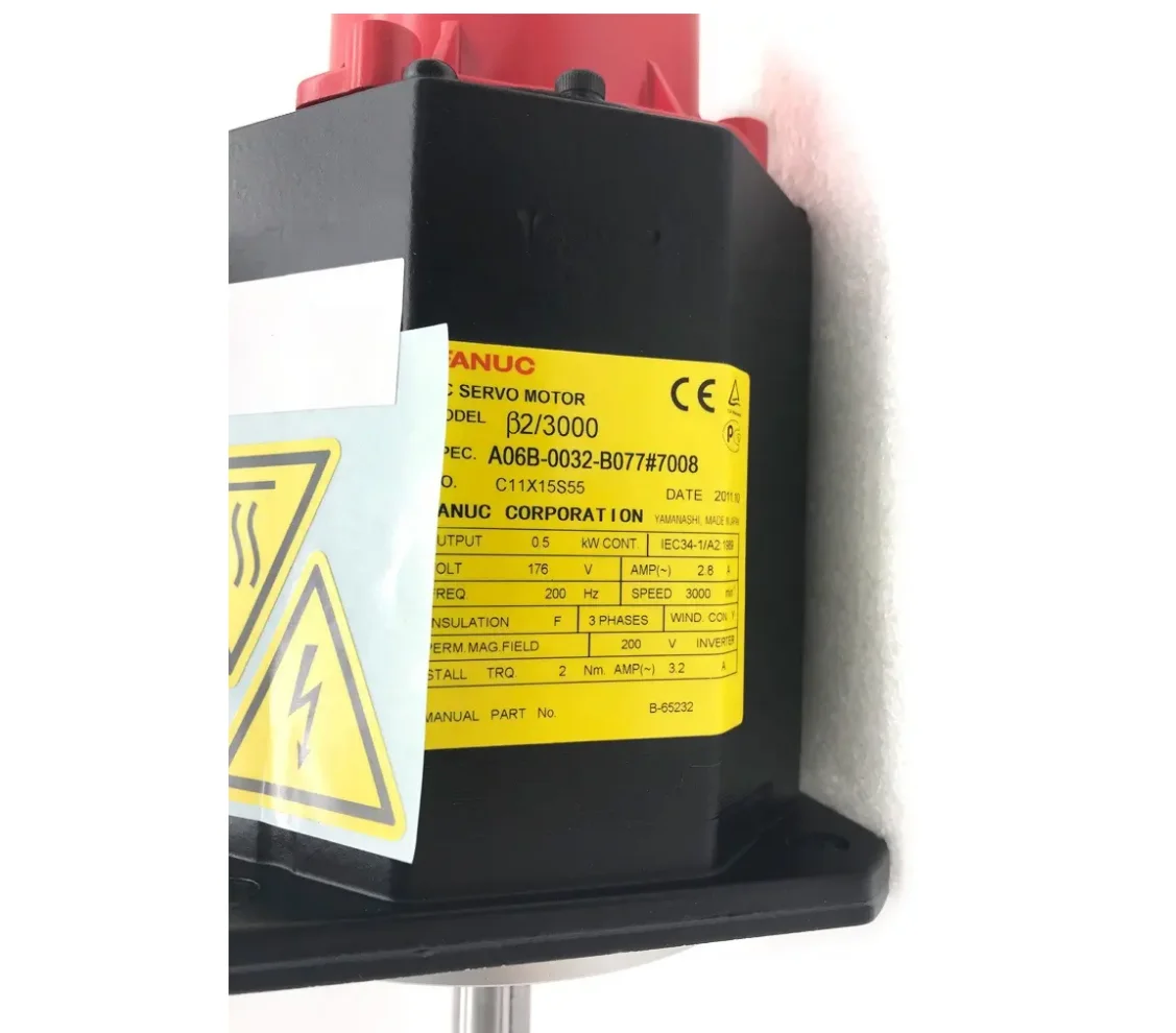

A06B-0032-B077 Новый серводвигатель переменного тока FANUC для станка с ЧПУ