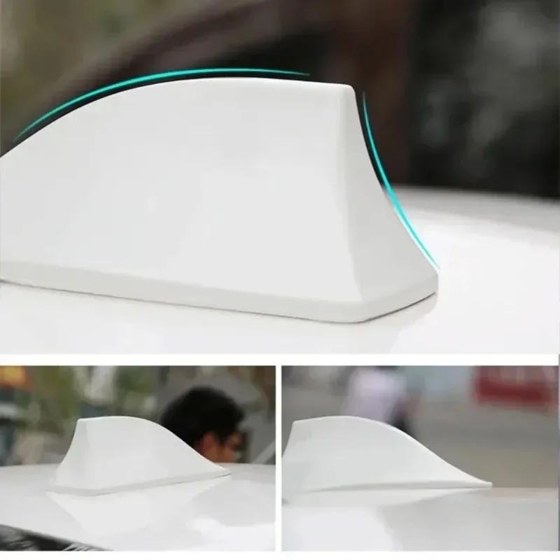 Hot Sale 1pcs Universal Aerials Styling Design for All Cars Shark Fin Antenna Car Radio FM Signal