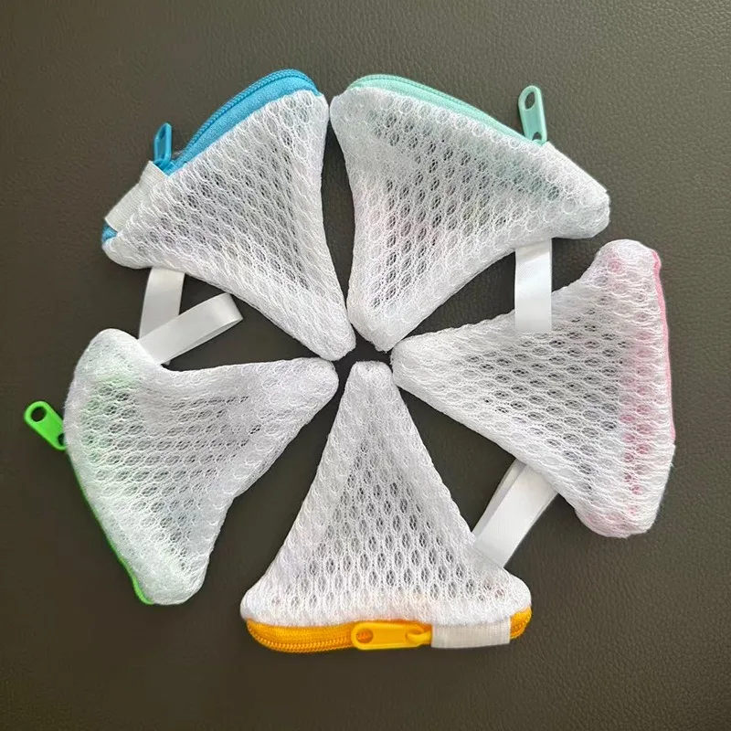 Laundry Pod Mesh Bag with Zipper Reusable Washing Machine Pouch for Detergent Pods Scent Beads Washable Delicates Bag Items view 4