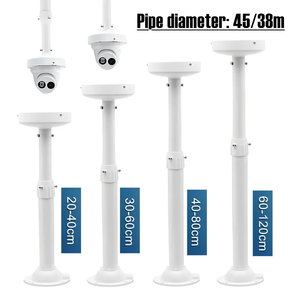 

I-Shape Universal Dome Camera Ceiling Mount Bracket Thickened Lengthening Surveillance CCTV Camera Telescopic Lifting Long Stand