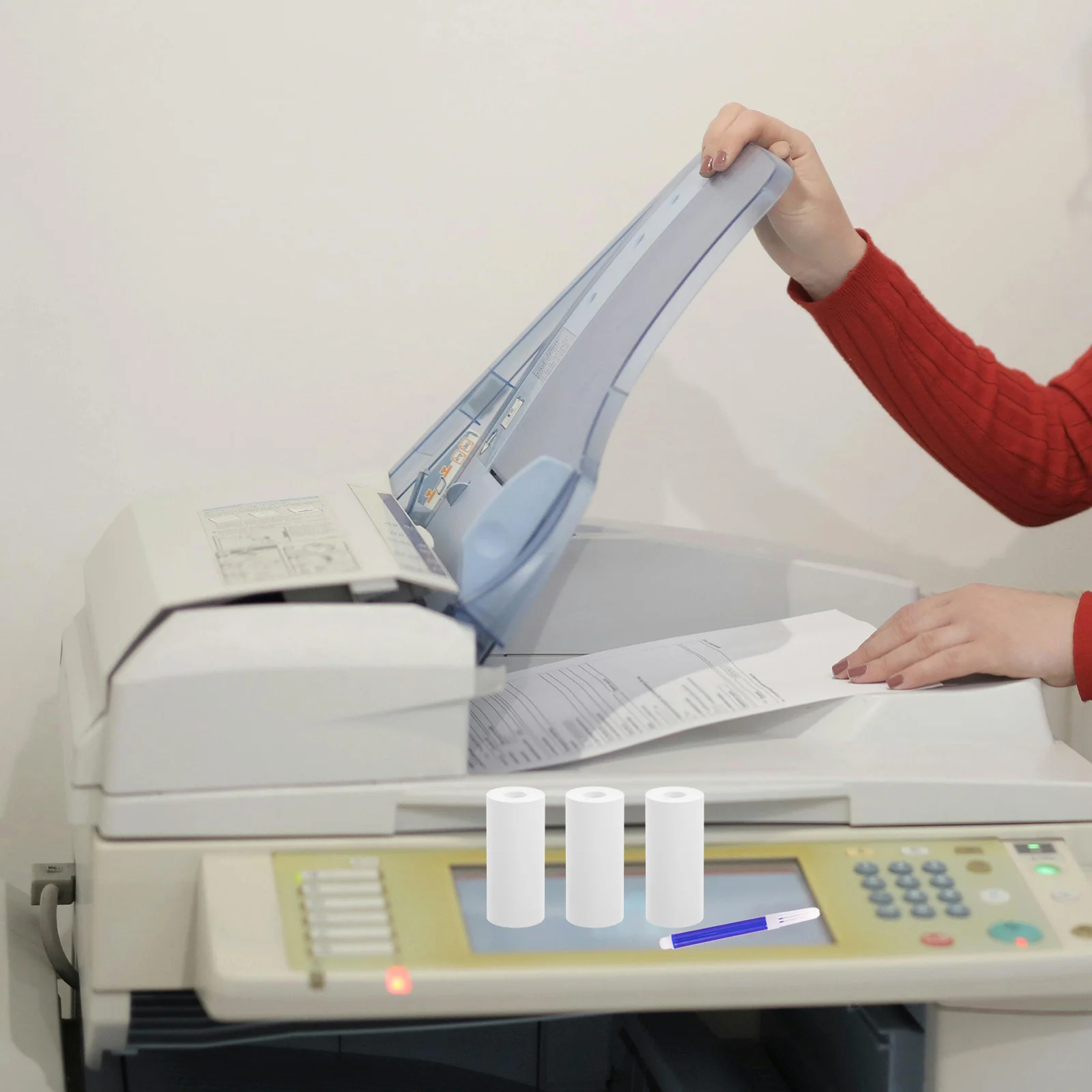 Thermal Printer Paper Self Adhesive Stickers Mini Thermal Printer Sticker Rolls for Labeling ganization Waterproof Matte