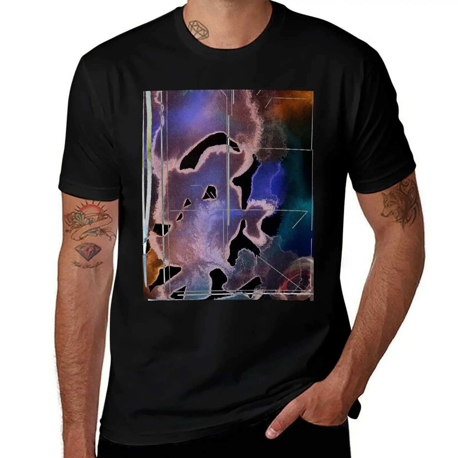 

Inky Blueprint T-Shirt mens graphic t shirts t shirts cotton 100%