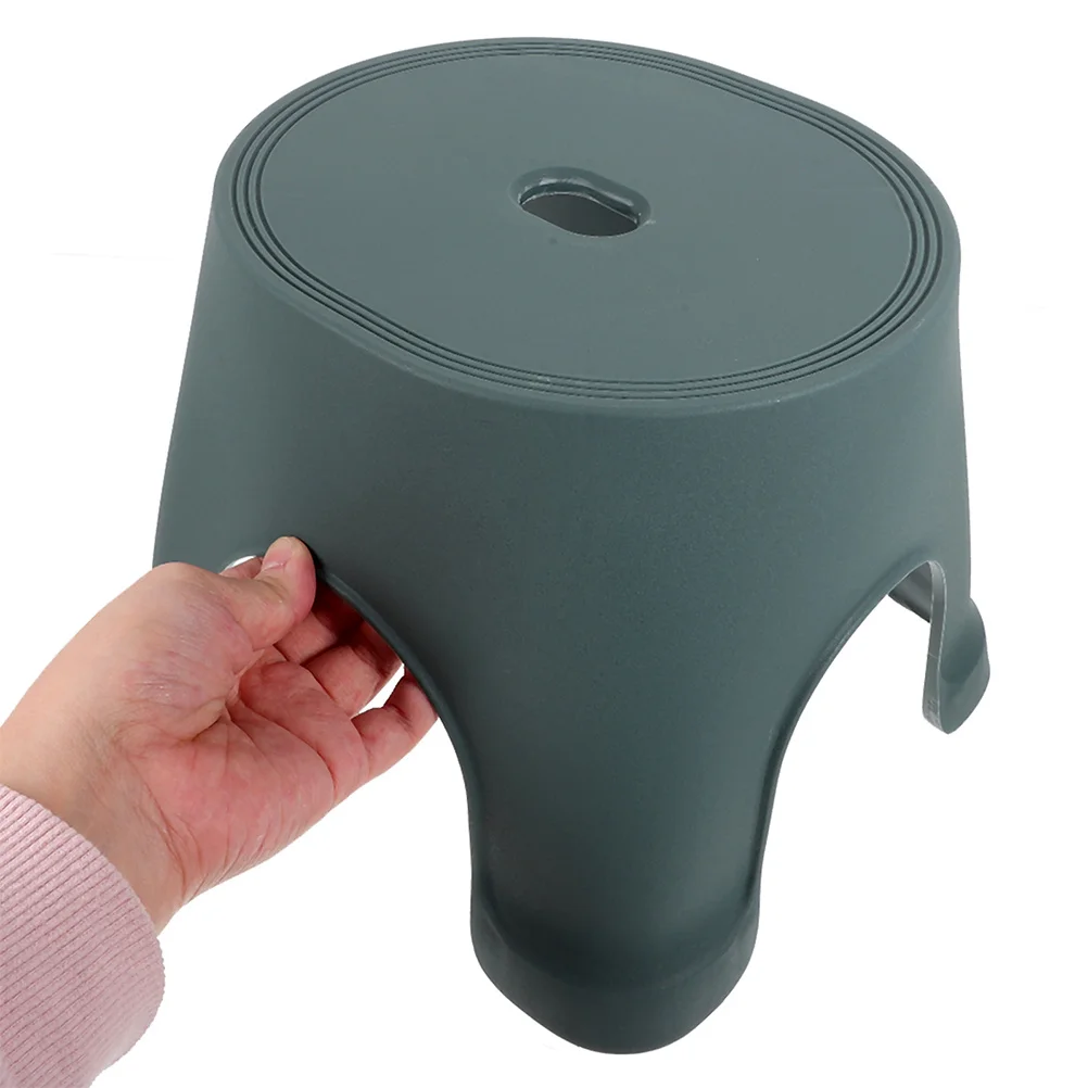 1 قطعة المضادة للانزلاق حمام البراز للأطفال صغيرة البلاستيك خطوة البراز المنزلية الحمام مسند القدمين المرحاض خطوة أداة تصميم نونسليب