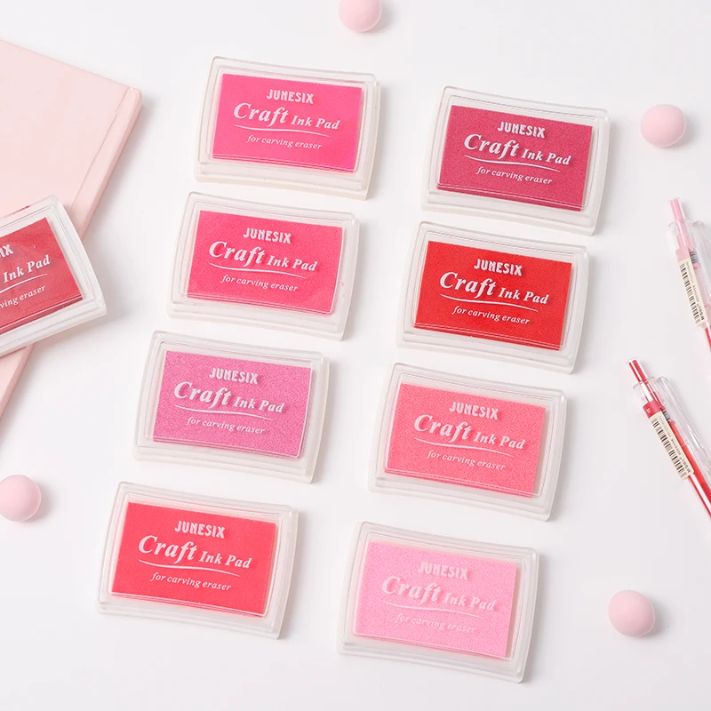 20 Colors Inkpad Fashion Ink pad Set Oil Based For DIY Craft Rubber Stamps For Fabric Wood Paper Wedding Gift Finger Print