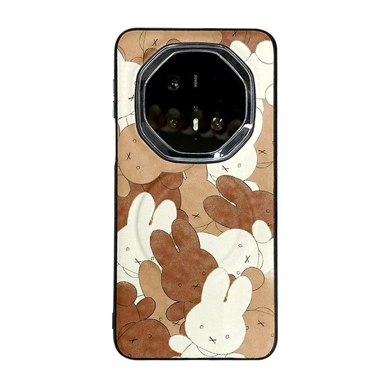 Miffy Kawaii Anime Cartoon Rabbit Mobile Phone Case Chain Creativity Popular Fashion For Huawei Mate80RS/mate70 Protective Case