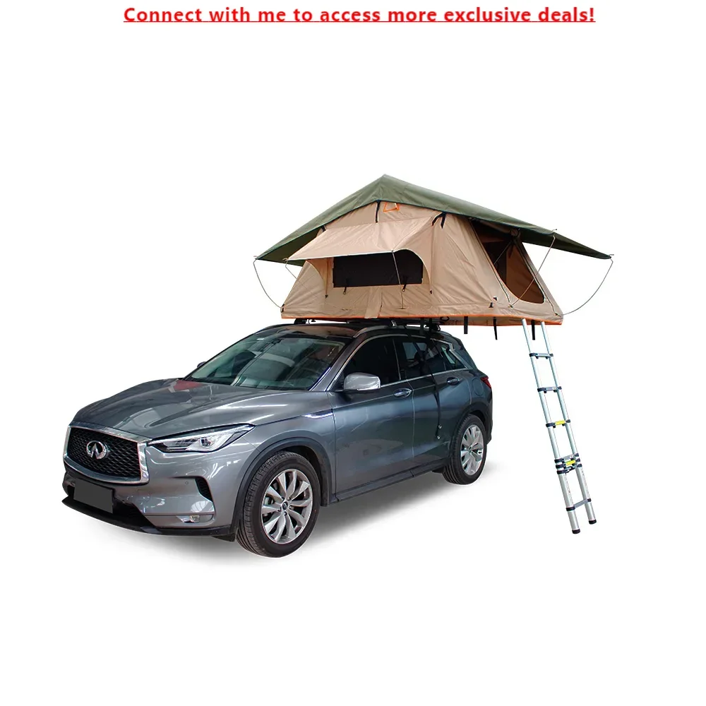 

Outdoor Waterproof 4x4 Camping Car Roof Top Tent For 3-4 Person