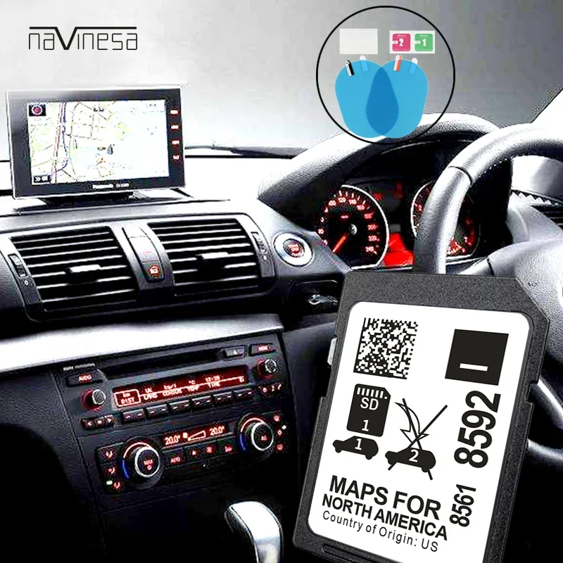 2023 New Version North America Maps 32GB SD Card Navigation for Buick Cadillac Sat Nav GPS Card Car Accessories GM 8561-8592