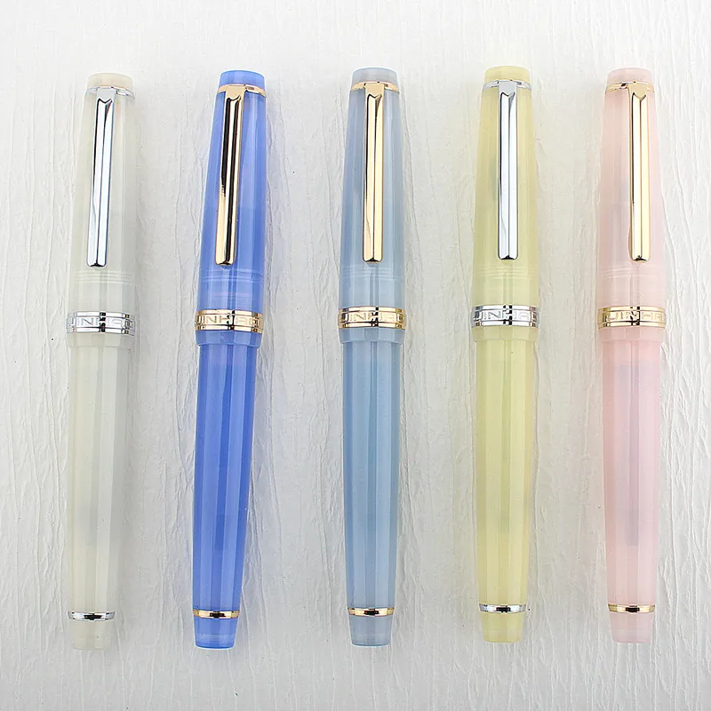 

Luxury Jinhao 82 Fountain Pen Four Seasons Plastic Spin Pen EF F M NIB Business Office School Supplies Writing Ink Pens