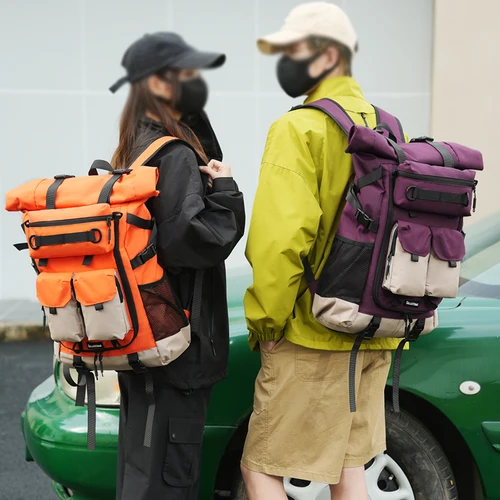 Imagen 2 del producto Mochila deportiva de viaje para exteriores, senderismo, escalada, Camping, bolsa de viaje de negocios, almacenamiento grande, equipaje para ordenador portátil, mochila escolar para hombres universitarios