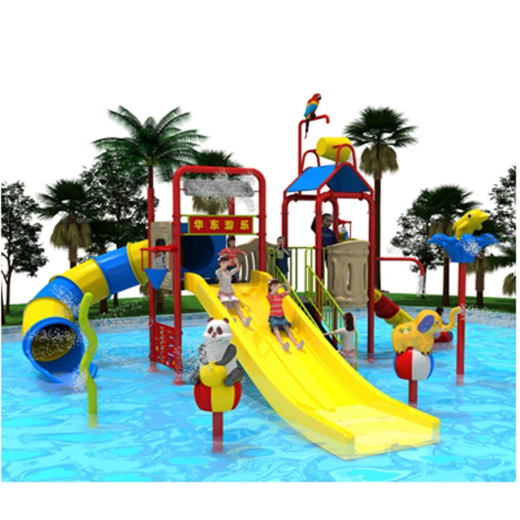 Outdoor play park kids sports slide playground water park