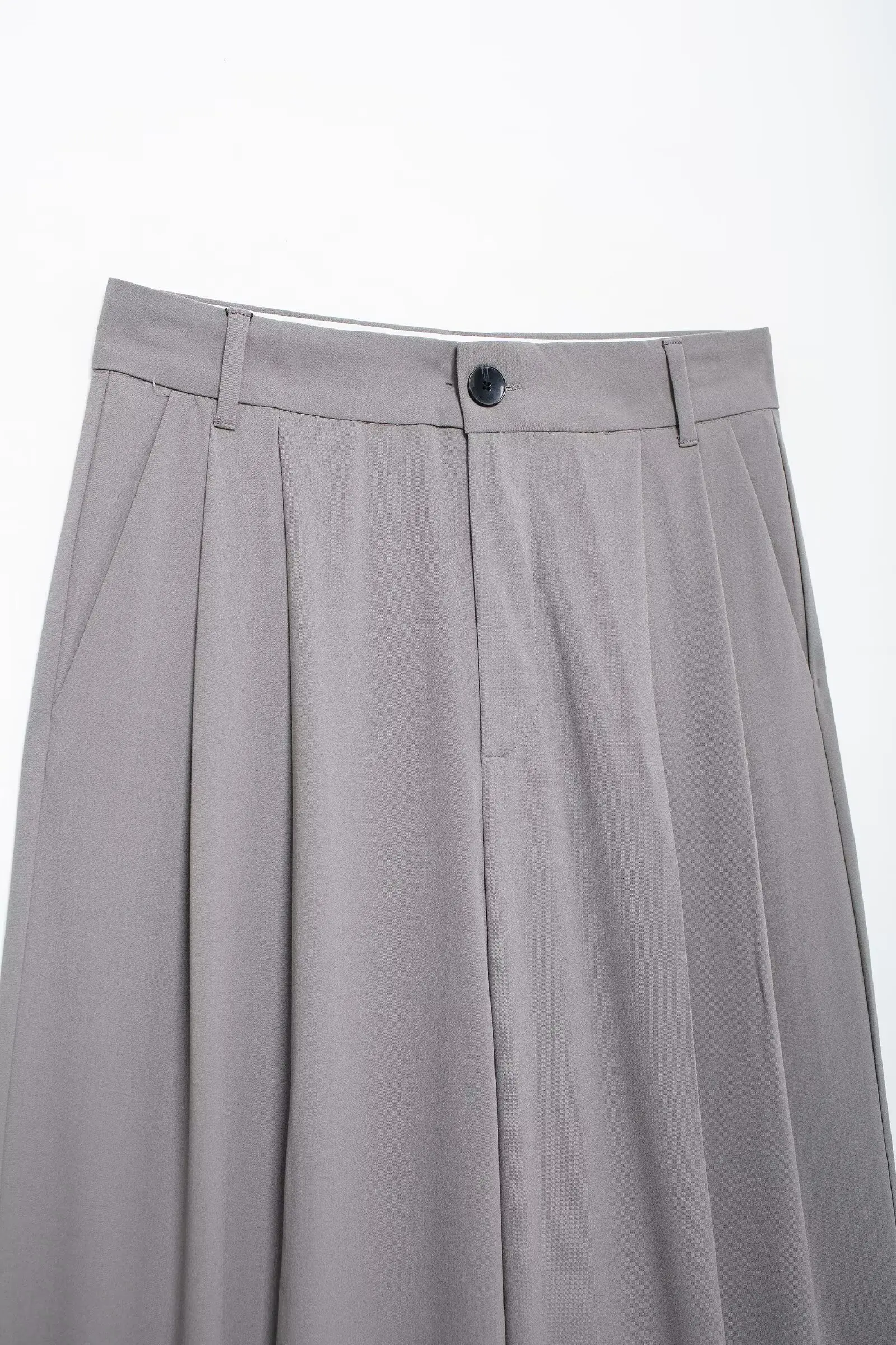 HH Frauen Feste Hose Sets Verstellbarer Rückengurt Einreiher V-ausschnitt Weste Hohe Taille Hose Mode High Street Outfit – Detail 16