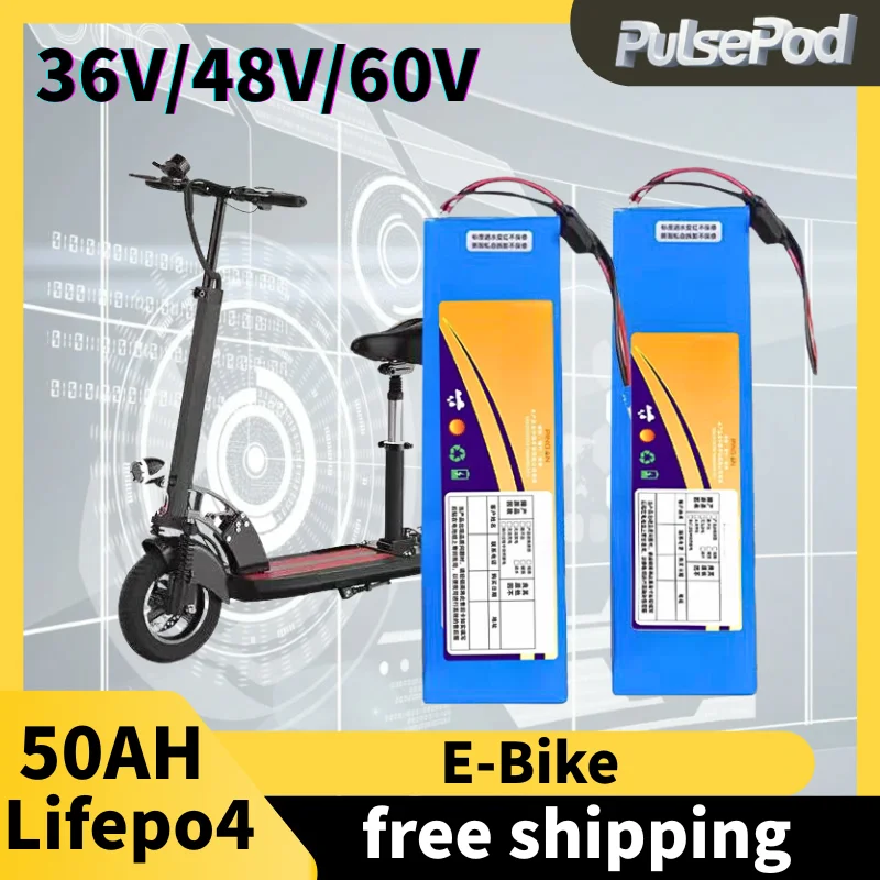 

Оригинальный 36 В 48 В 60 В 50 Ач 21700 литиевый аккумулятор для электрического велосипеда для 42 В 54,6 В 67,2 В зарядное устройство