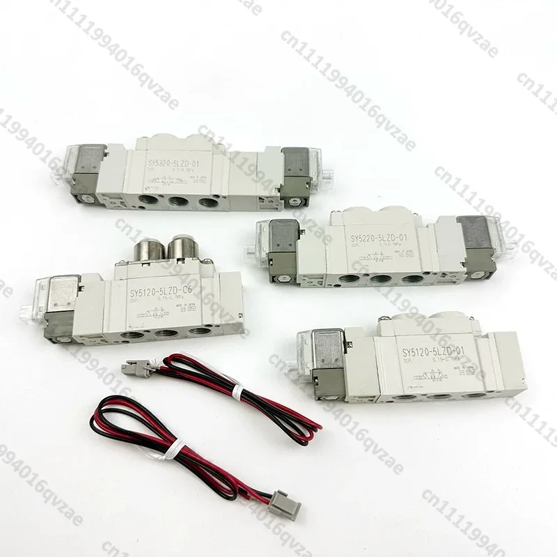 SY5120-5LZD-01SY5220/5320-4G/5LZD/6LZE/MZD-C46 Two Position Five Way Solenoid Valve