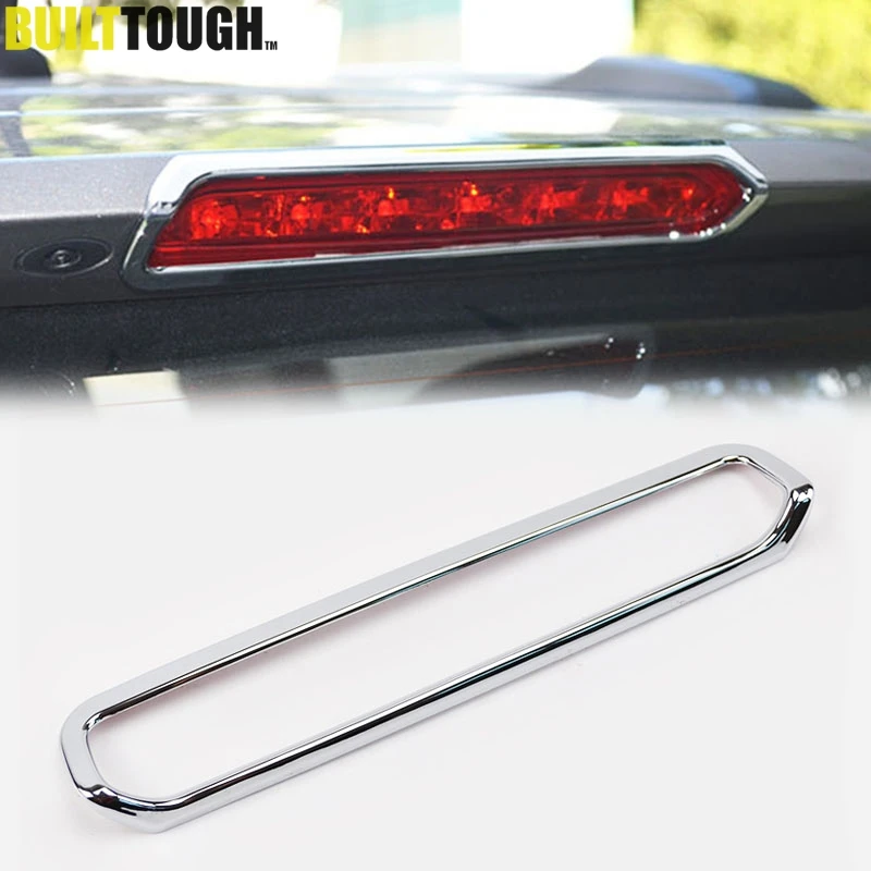 For Buick Encore Opel Vauxhall Mokka 2012 2013 2014 2015 2016-2018 Chrome Rear Spoiler Brake Light Lamp Cover Trim Garnish Frame