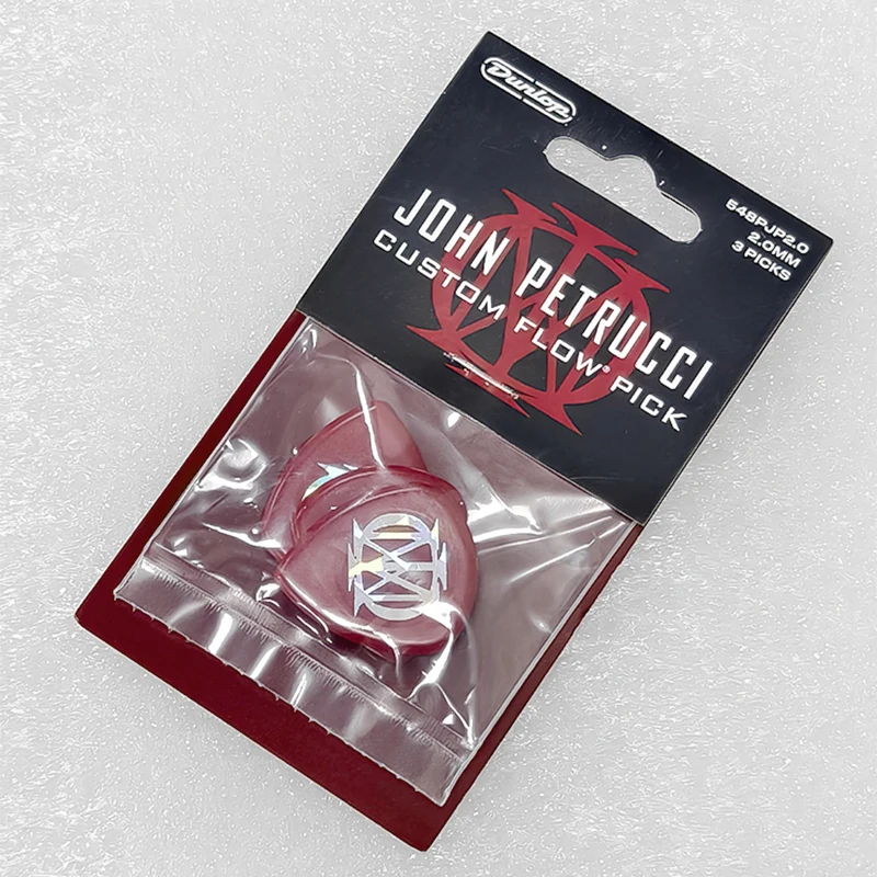 3-pieces Dunlop Guitar Picks 548PJP John Petrucci Flow Pick Ultex 2.0 mm USA Original Guitar Accessories
