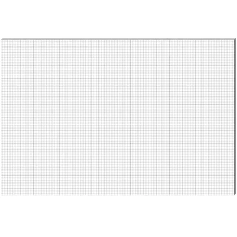 

25 Sheet Graph Paper Pad Large Graph 1" and 1/4" Ruled Grid Paper for Engineer Architect Designer Mathematician Draftsmen Sketc