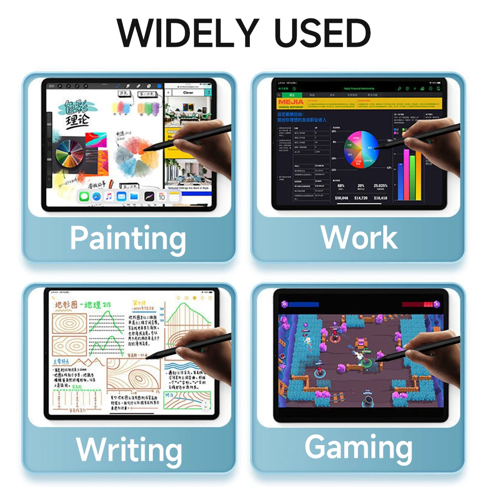 IPad/Air 4/5/Pro/11/12.9用の6つのスタイラス/鉛筆用のタブレット