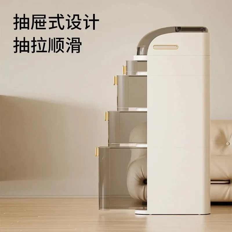 1 Piece Plastic 18Cm Narrow Size Gap Storage Cabinet Drawer Type Kitchen Gap Multi-Layer Bathroom Narrow Storage Cabinet Rack