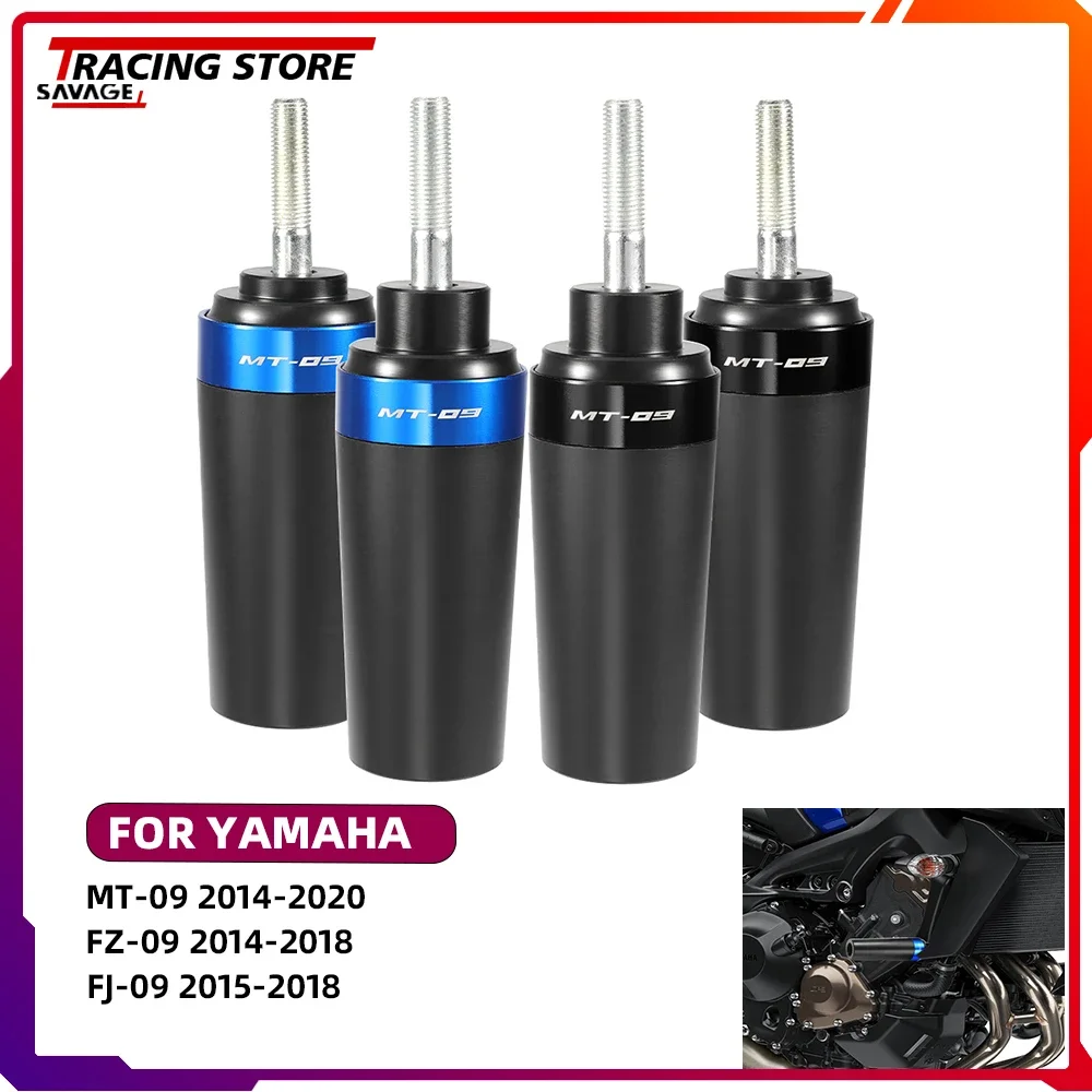 MT09 FZ09 Frame Sliders Anti Crash Protector For YAMAHA MT-09 FZ-09 FJ-09 Motorcycle Accessories Falling Protection Pad MT FJ 09