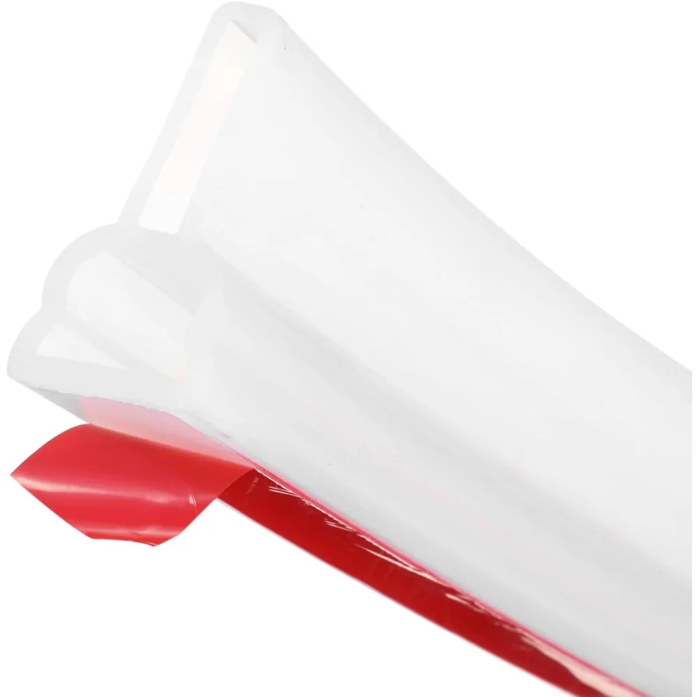 

uxcell 39 "складной барьер для душа, самоклеящаяся пробка для душа высотой 2,4 дюйма, блокировщик для брызг воды для ванной комнаты, кухни, влажной