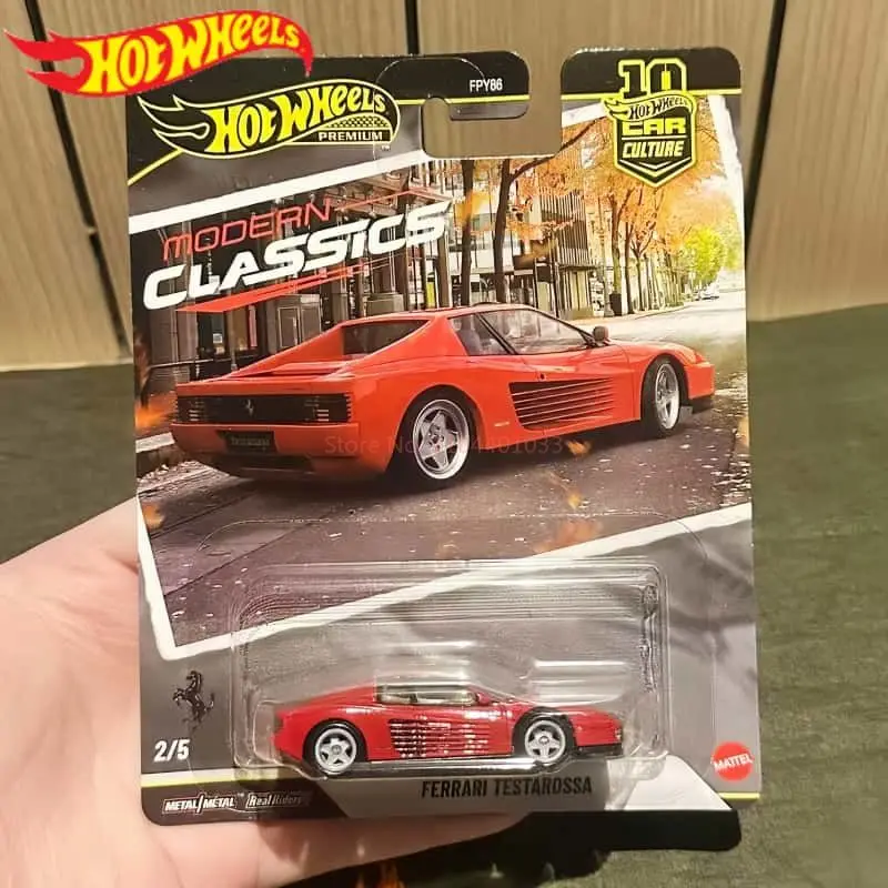 

New Hot Wheels Car Culture Modern Classics Rally Series Alloy Diecast Car Model Metal Base Rubber Tires FPY86 Car Model Toy Gift