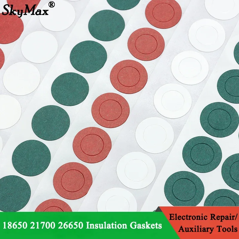 

18650 21700 26650 Li-ion Battery Insulation Gasket Pack Cell Barley Adhesive Paper Glue Fish Electrode Insulated Pads