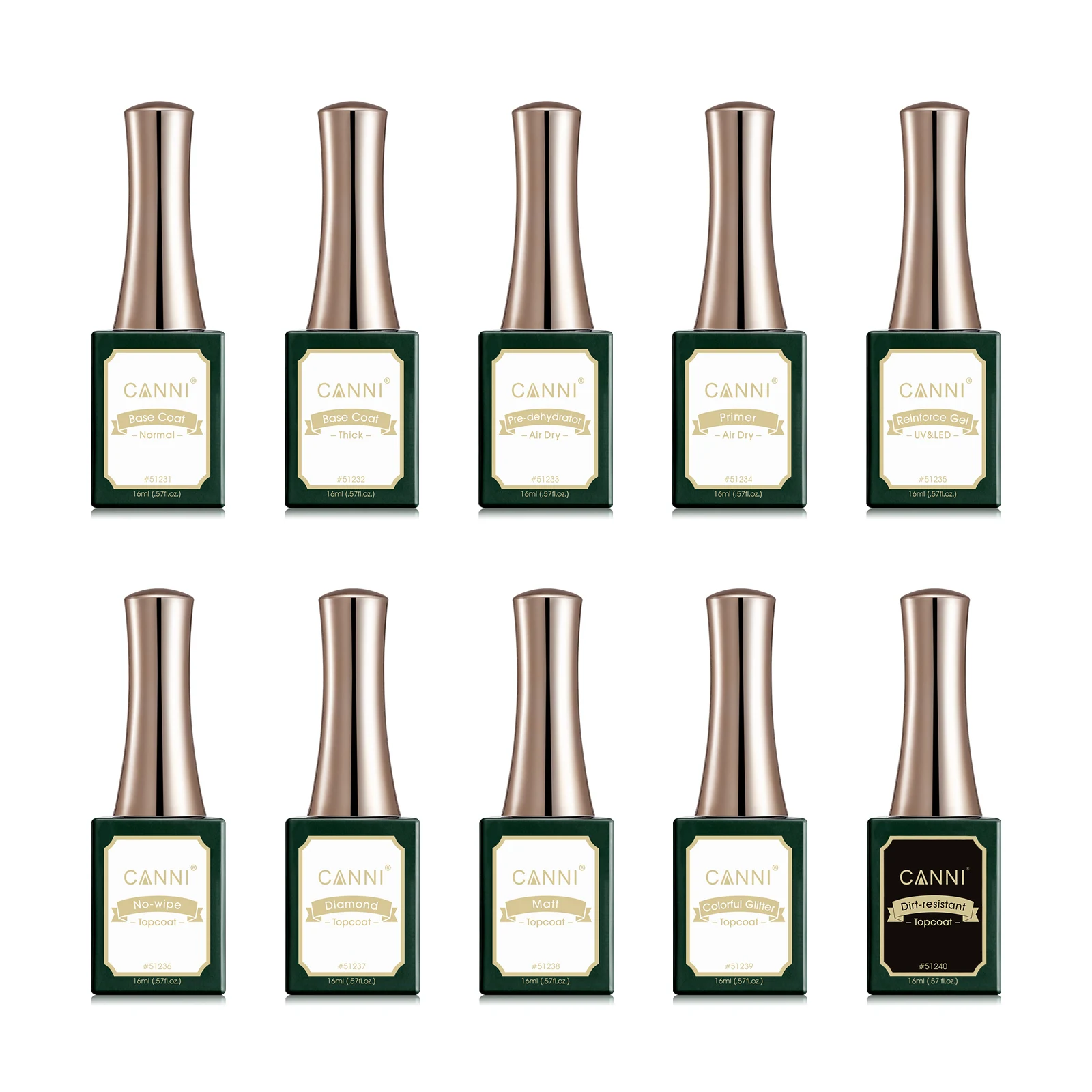 16ml CANNI TPO FREE HEMA FREE Nail Gel Polish  Super Soft Consistency Long Wear Gel Polish Kit Semi Permanent Gel Varnish Set