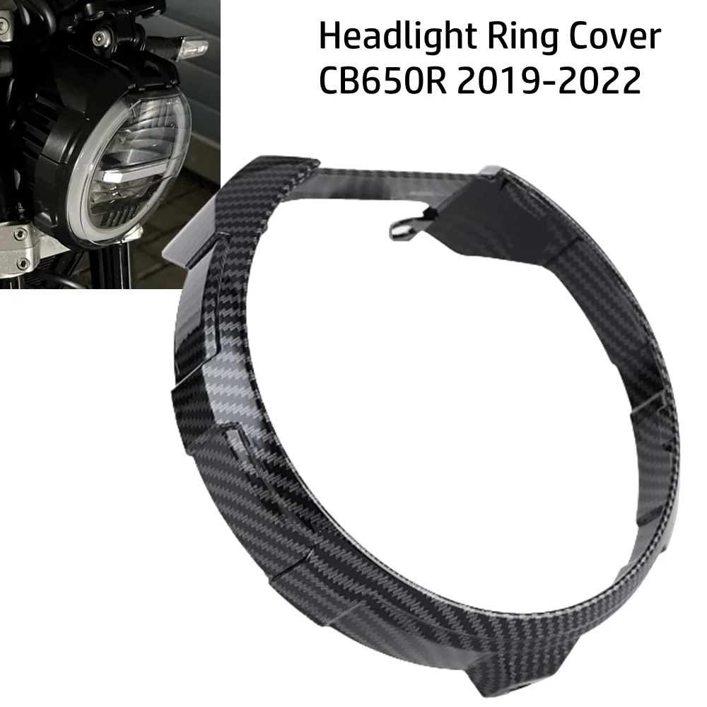 CB650R Motorcycle Headlight Cover Guard Blocking Edge Protector For Honda CB 650R CB650 R 2019- 2022 2021 Headlamp Decorative