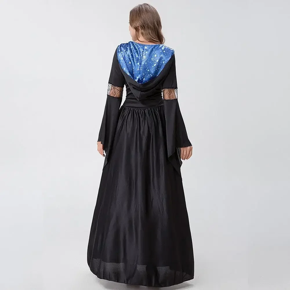 Halloween Adult Vampire Robe Dress Cosplay Costume