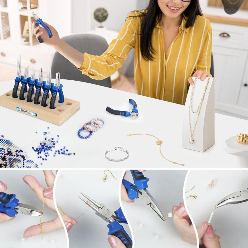 7-pezzi-mini-pinze-set-creazione-di-gioielli-filo-per-perline-pinze-tagliafili-da-45-pollici-pinze-diagonali-manuali-set-di-pinze-fai-da-te