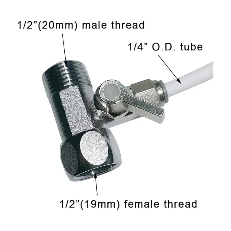 RO Feed Water Adapter 1/2\