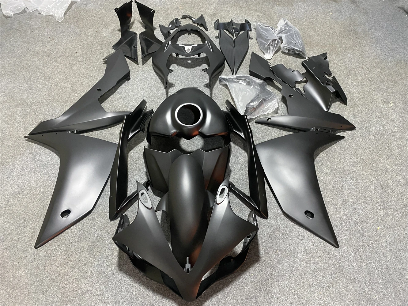 Motorfiets volledige kuip kit fit voor Yamaha YZF YZFR1 07 08 R1 2007 2008 Body Shell Kit ABS Plastic stroomlijnkappen carrosserie kits