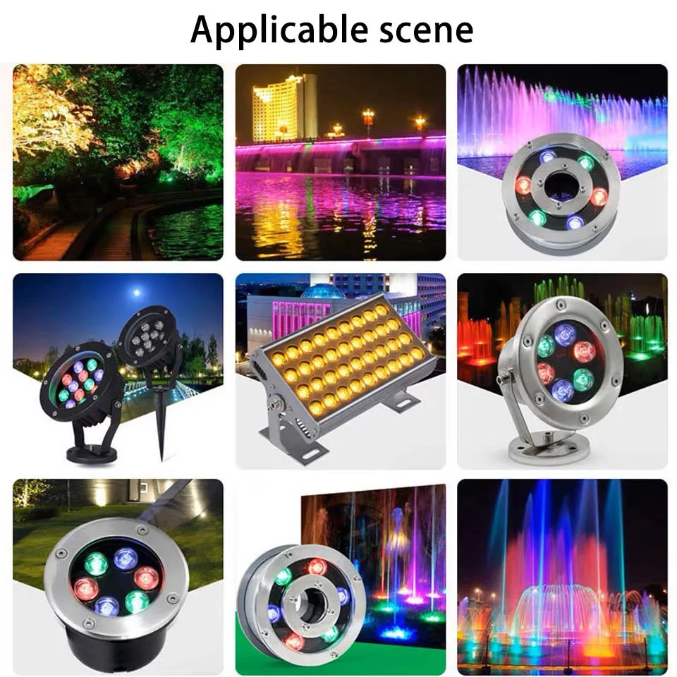 10W 20W 30W 50W 100W RGB LED COB Chip Red Green Blue Full Color For DIY 10 20 30 50 100 W Watt Stage DMX Disco Light Floodlight