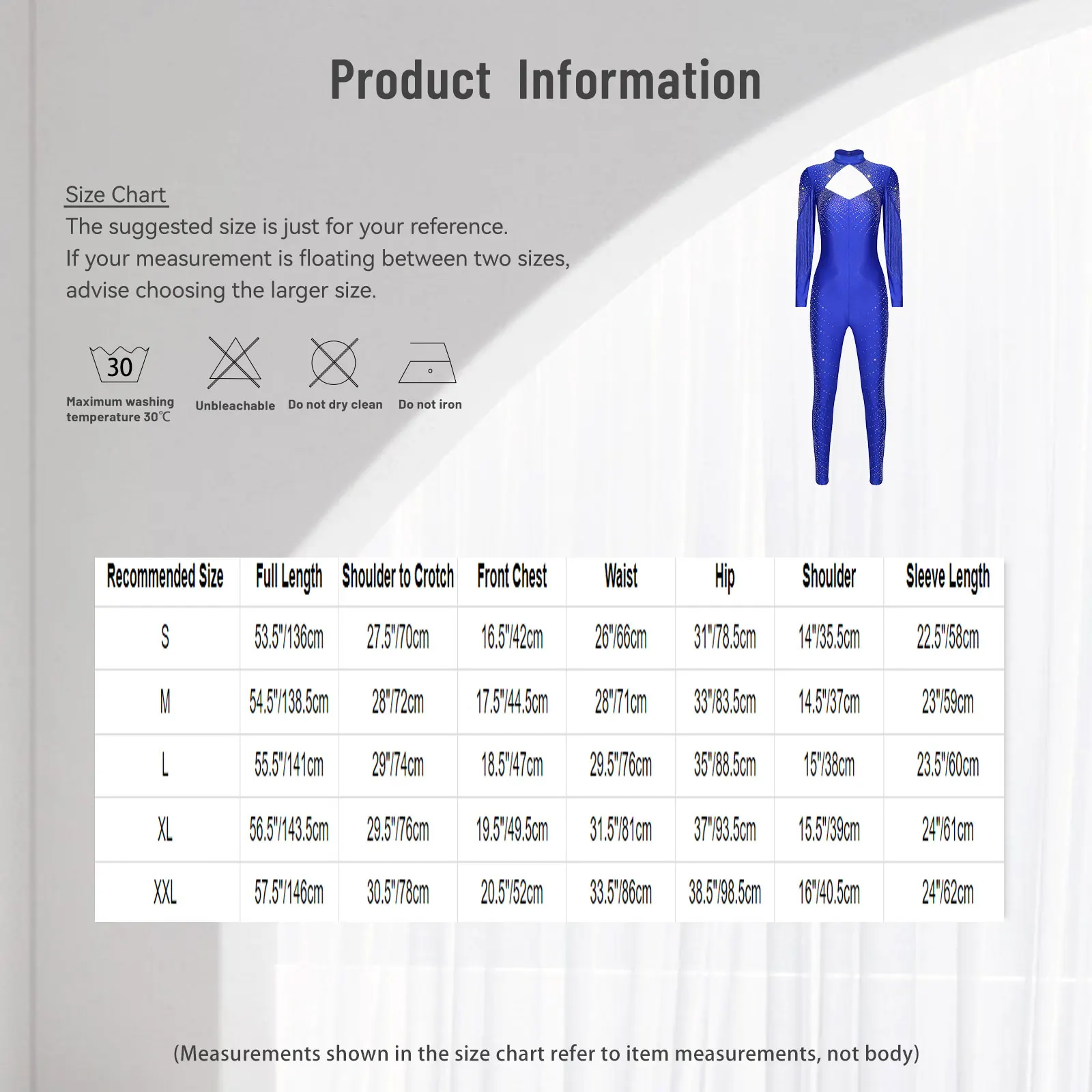 Womens Artistic Gymnastics One-piece Rompers Bodysuit Long Tassel Sleeve Rhinestone Full Body Unitard Ballet Bodysuit Jumpsuits