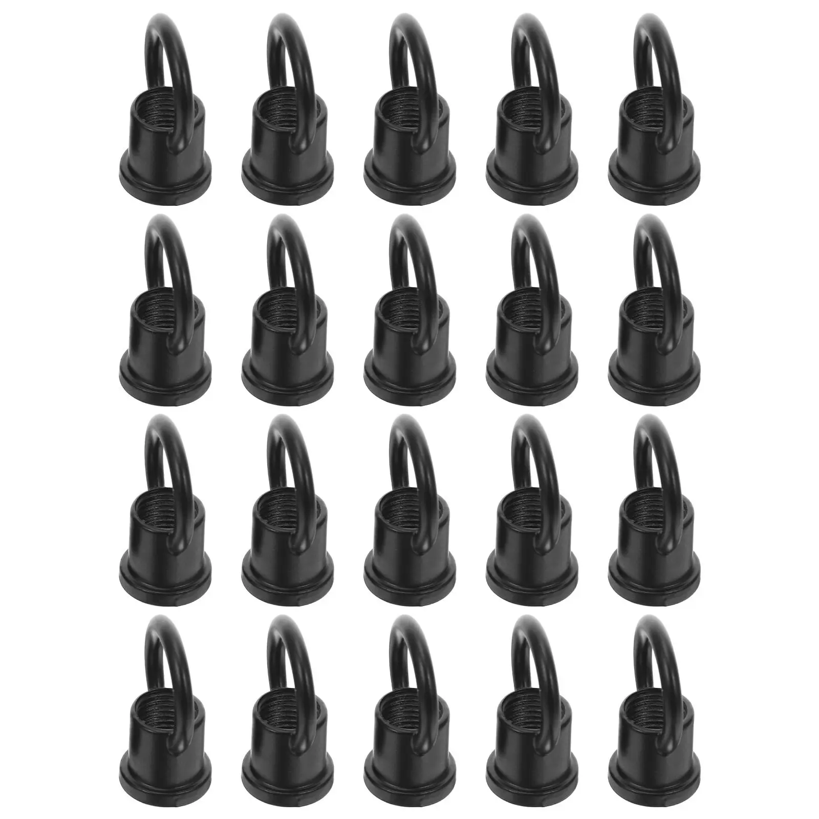20Pcs Heavy Duty Ceiling Hook Metal Hanging Light Fixture Holder M10 Pendant Lamp Suspension Hardware for Indoor Use