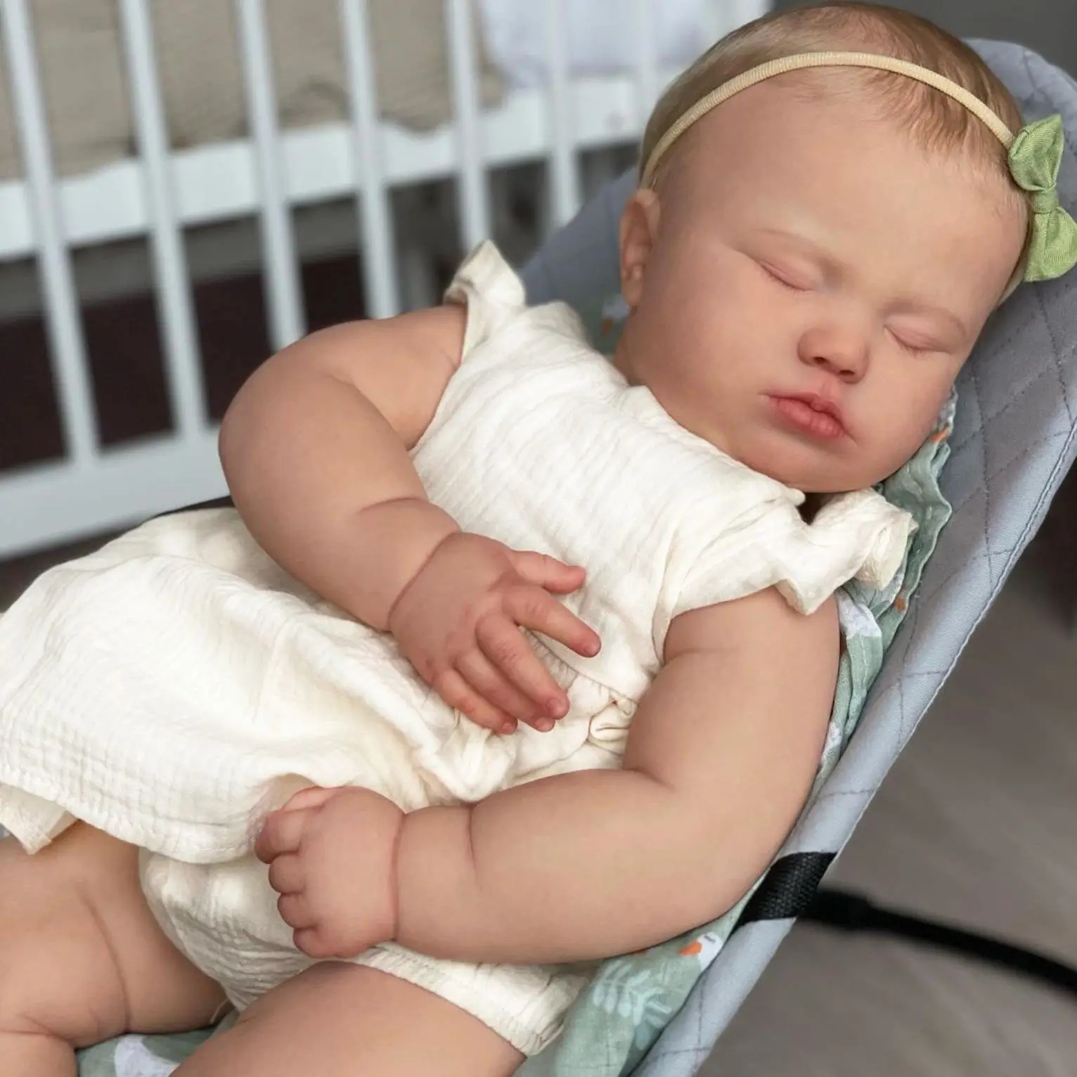 

Sleeping Reborn Baby 3D Skin Soft Silicone 60 CM Big Size Doll Toy For Girl With Vascular Vein Cloth Body Like Real Art Bebe