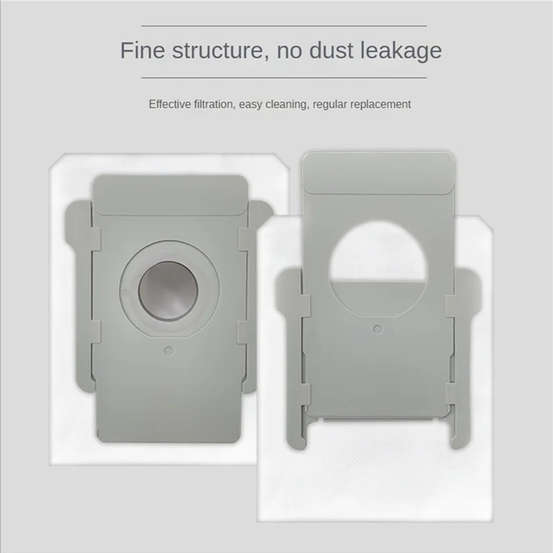 SANQ 8Pcs 진공 청소기 먼지 봉투 교체 Irobot Roomba S9 I7 I7 + E5 E6 로봇식 집진기 예비 부품